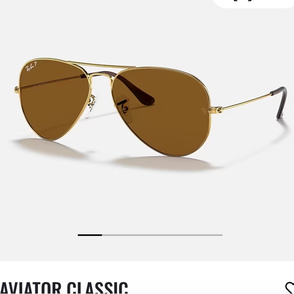 Ray Ban Polarized Aviator Large Metal